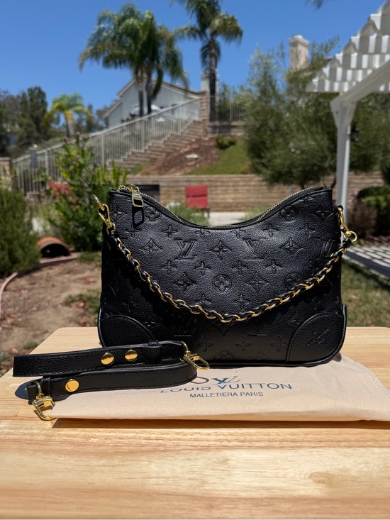 INC International Concepts Handbags - ✨COMING SOON✨ NEW LV Boulogne PM Black Embossed Monogram Empreinte Shoulder Bag